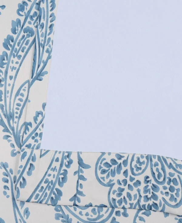 Tea Time China Blue Blackout Curtain