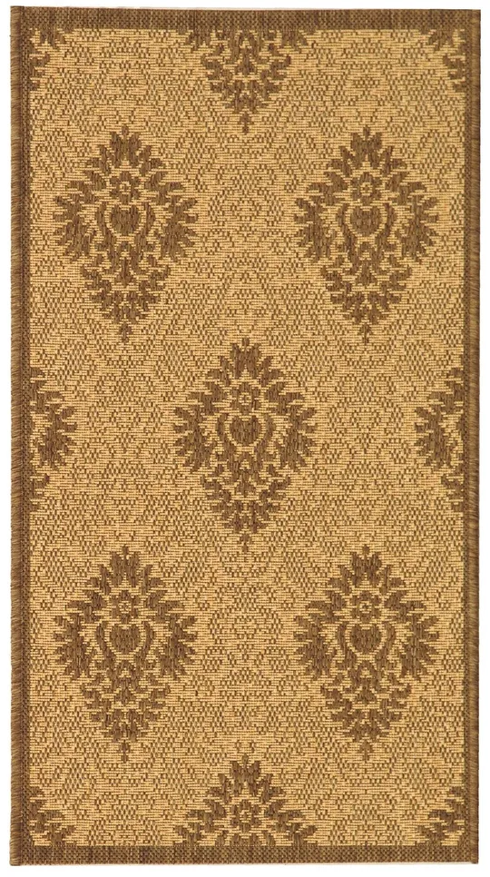 Safavieh Courtyard Area Rug CY2714 Natural, Brown, 8& x 11&