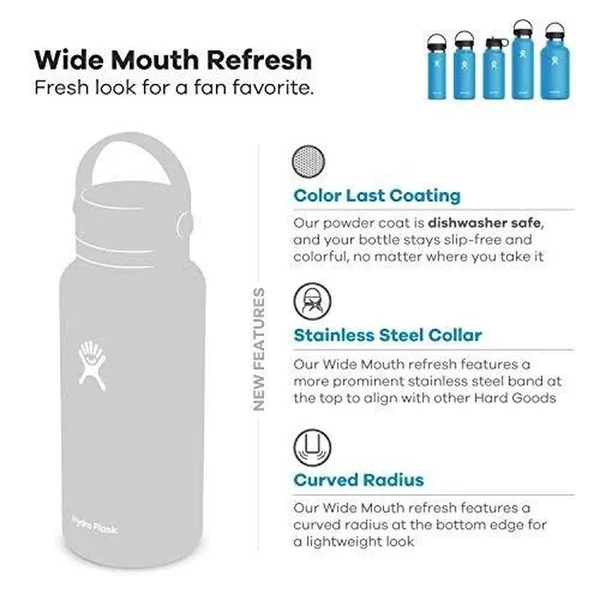 Hydro Flask Wide Mouth 64 oz. Bottle, Alpine