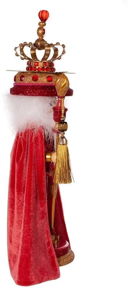 Kurt Adler 18x22 Hollywood Coral King Nutcracker