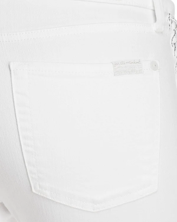 7-For-All-Mankind The Ankle Skinny in Clean White Clean White - 28