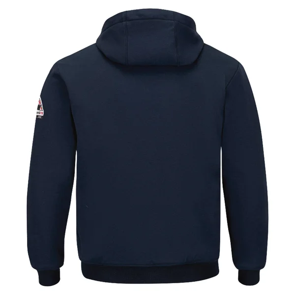 Bulwark FR Men's Thermal Lined Zip-Front FR Hooded Sweatshirt - SEZ4