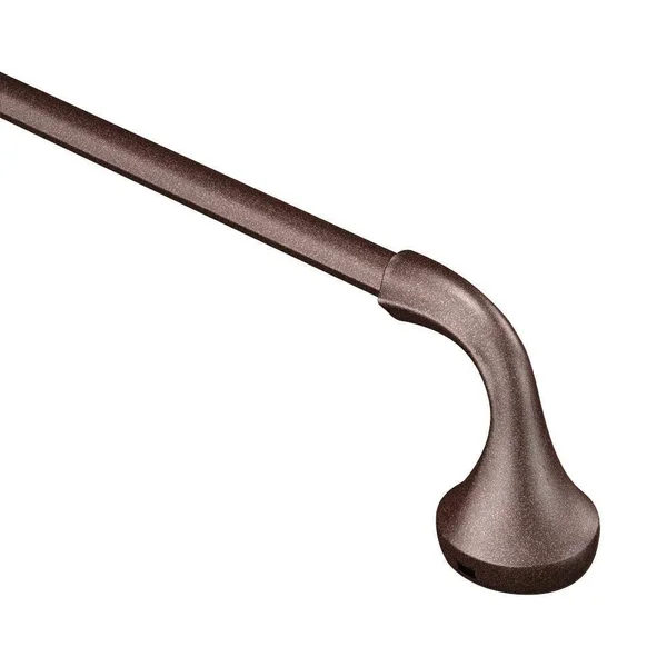 Moen Eva 4-Piece Bath Hardware Set with 18 in. Towel Bar, Paper Holder, Towel Ring, and Robe Hook in Oil Rubbed Bronze