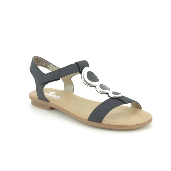 Rieker 64265-14 Yore Navy Womens Flat Sandals