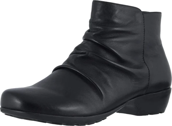 Walking Cradles Women's Esme Ankle Bootie, Size: 4.5, Black Leather