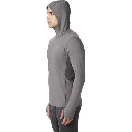 Mountain Hardwear Men's Ghee Hoody - Small - Heather Shark