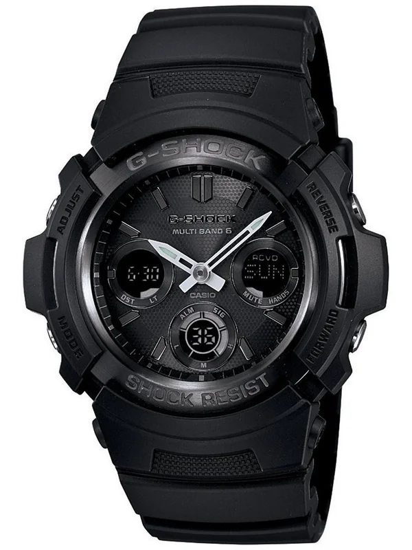 Casio Men's G-Shock Solar Watch Black Awgm100b-1a