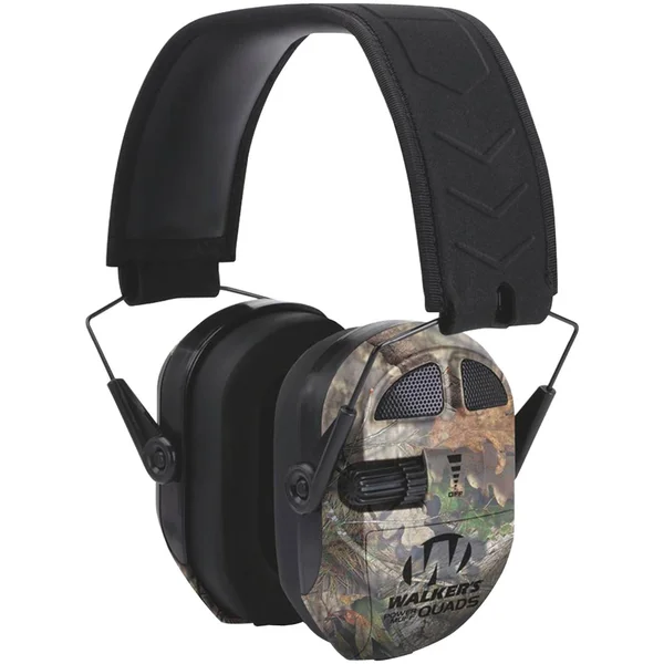 Walkers Game Ear Ultimate Power Muff Quads (Mossy Oak)