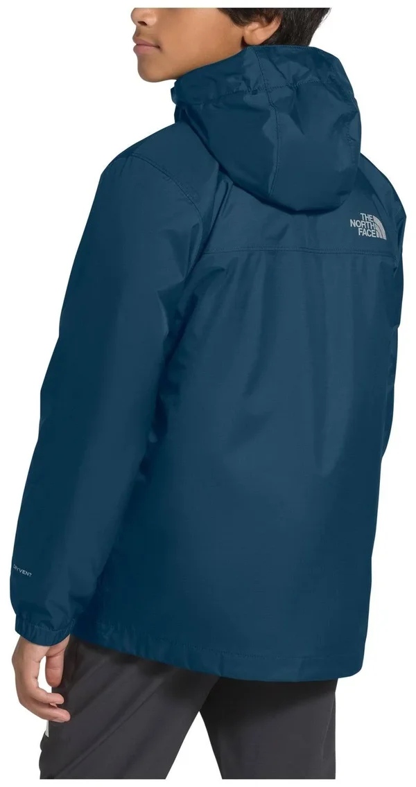 The North Face Resolve Reflective Jacket Burnt Olive Green Ponderosa Print - S