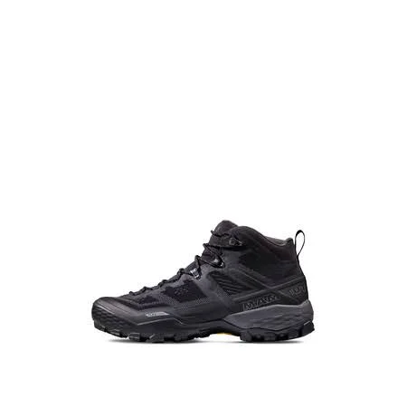 Mammut Ducan Mid GTX Hiking Boot - Men's Black/Dark Titanium, 13.5