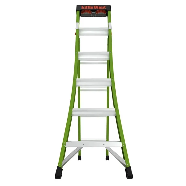 Little Giant 13610-001 King Kombo Pro Fiberglass Ladder IAA - 6&