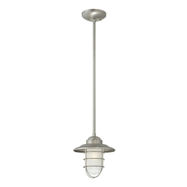 Millennium Lighting 5391-SN Neo-Industrial 1-Light Mini Pendant - Satin Nickel