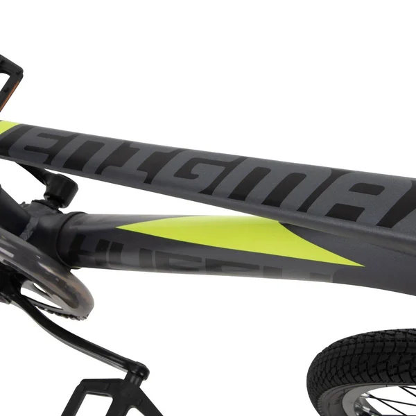 Huffy Enigma 20 inch BMX Bike, Aluminum Frame, Race Style, Matte Black
