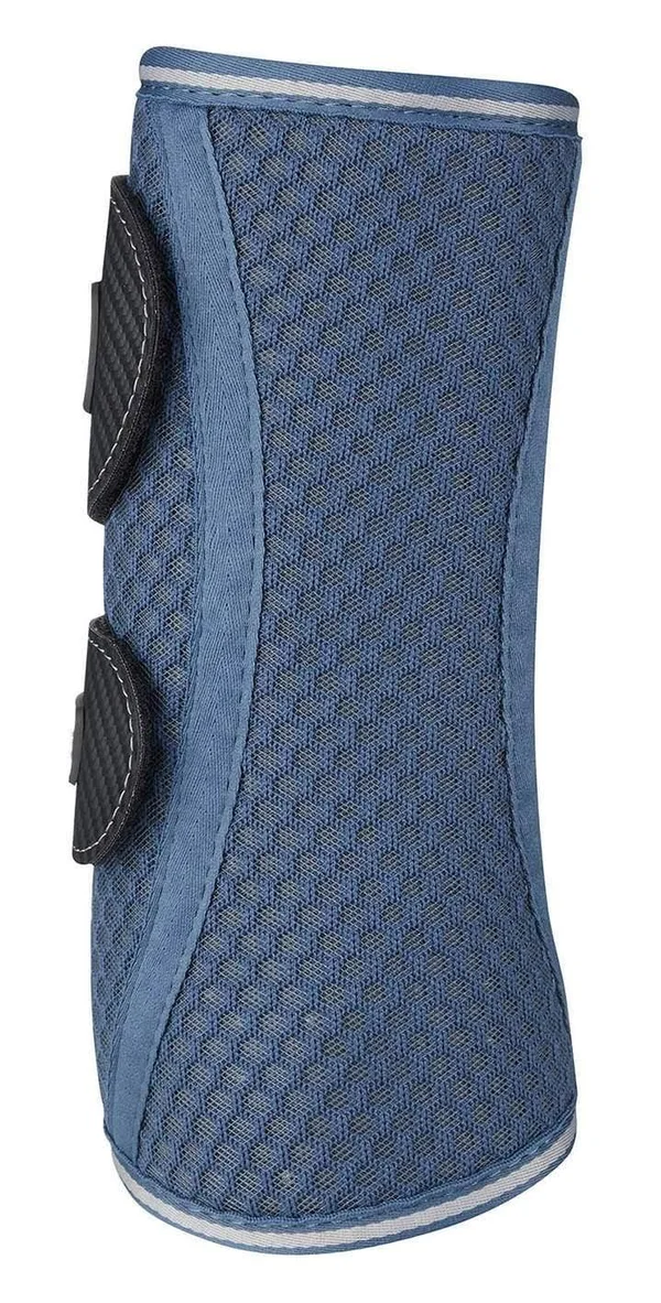 LeMieux Carbon Mesh Wrap Boots - Blue/Grey - Medium