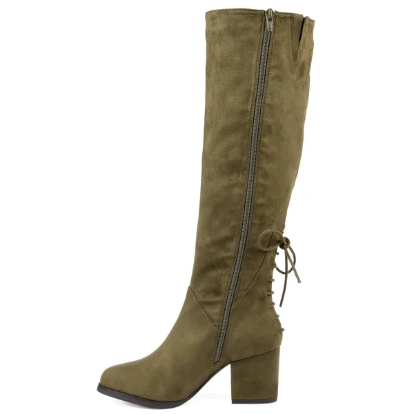 Journee Collection Women's Extra Wide Calf Leeda Boot - Taupe