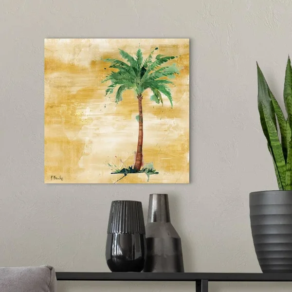 Arianna Palm IV, Canvas Wall Art, 16x16, Great Big Canvas