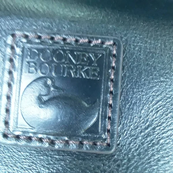 Dooney & Bourke Florentine Leather MediumRussel Bag, Black/Black