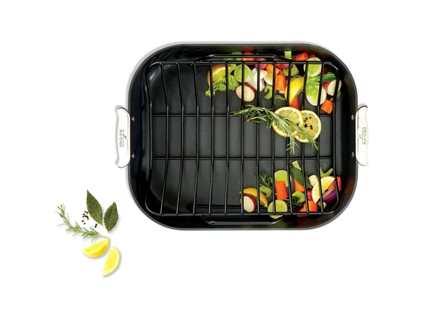 All-Clad - E7649764, HA1, Hard Anodized Nonstick 13x22 x 16x22 Roaster