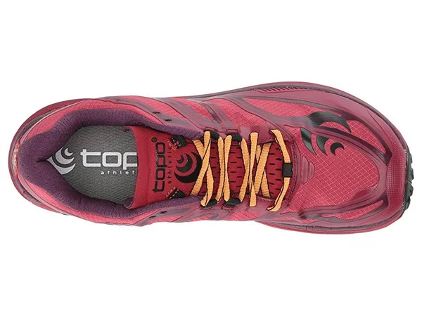 Topo Athletic Mtn Racer Trail Running Shoe - Women's Berry/Gold - 6.5