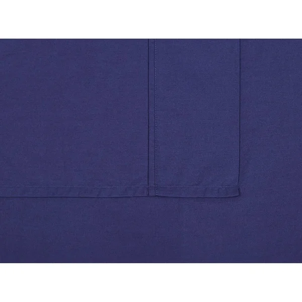 Sean John Solid Cotton Percale Grey Queen Sheet Set
