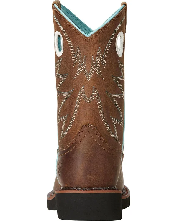 Ariat Kids Probaby Distressed Brown 3.5 - M