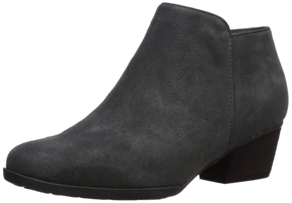 Blondo Villa Waterproof Bootie Women's Boots Dark Grey Suede : 9.5 W