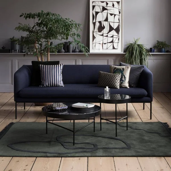 Ferm Living - Marble Table - Medium - Brown