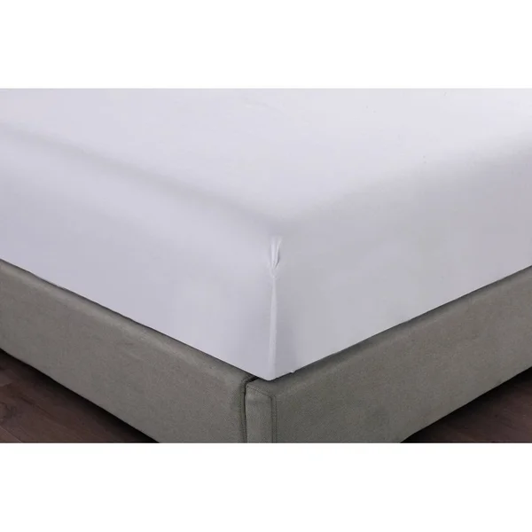 Stayclean Cotton Water and Stain Resistant Fitted Bed Protector Set - Twin
