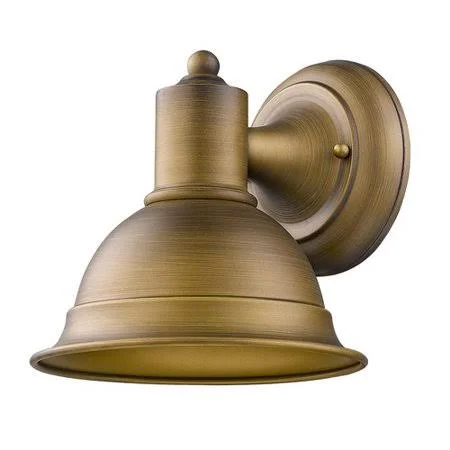 Breakwater Bay Edison 1-Light Outdoor Sconce, Gold