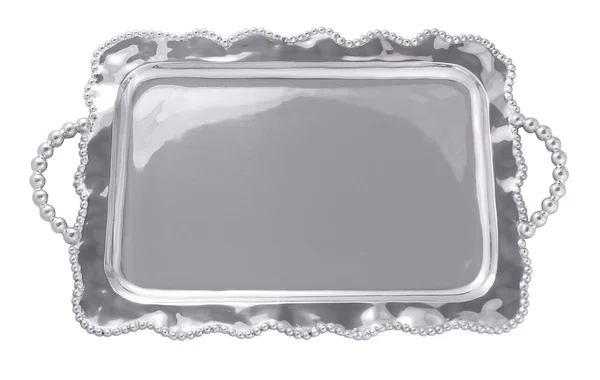 Mariposa Pearled Wavy Service Tray