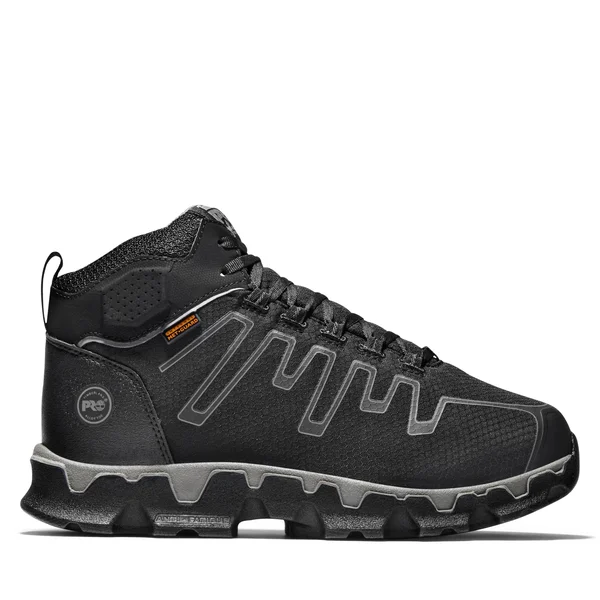 Timberland Pro Powertrain Sport Mid Met Guard Alloy Toe Boots, Men's Black