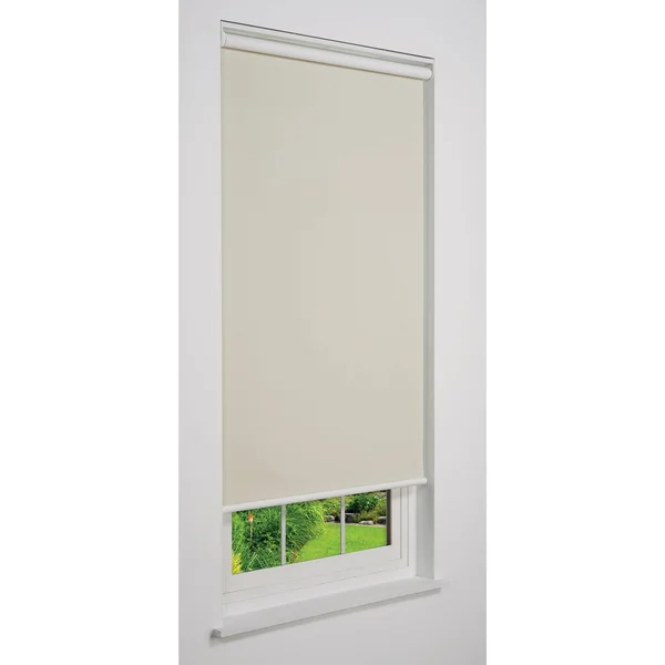 Linen Avenue Cordless Blackout Roller Shade - Beige 66 W x 78 H