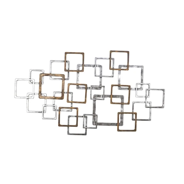 Sagebrook Home Metal 24x22 Wall Decor, Bronze/ Silver, WB