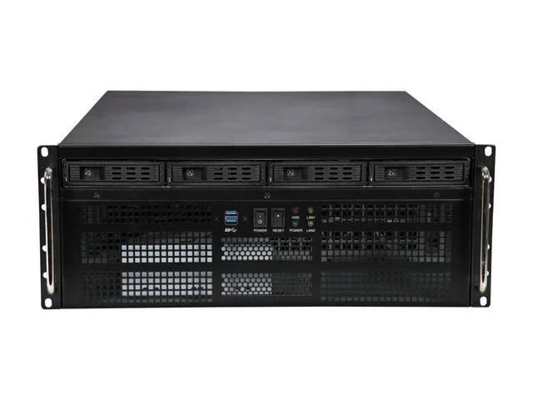 Athena Power RM-4U8G1043 Black Sgcc (T \x3d 1.2 mm) 4U Rackmount Server Case