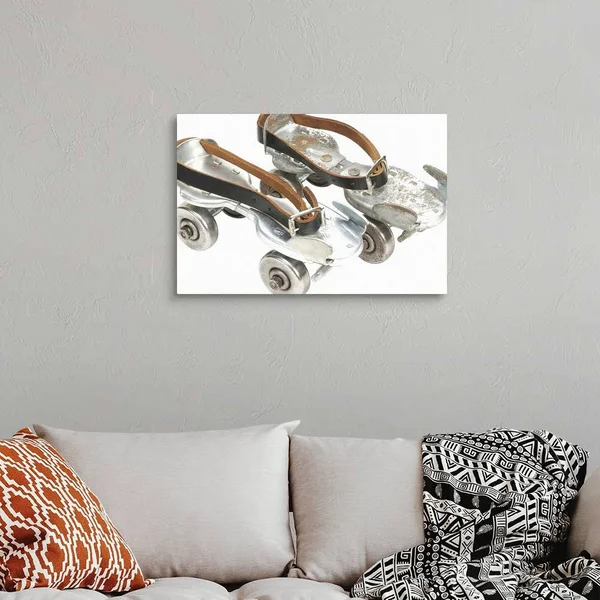 Old-Fashioned Roller Skates, Canvas Wall Art, 30x20, Great Big Canvas