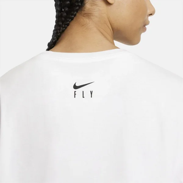 Nike Women's Legend Basketball Boyfriend T-Shirt, Medium, White