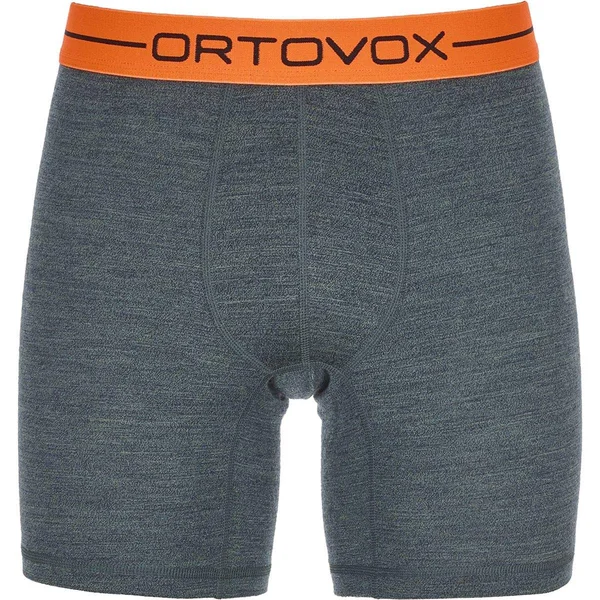 Ortovox Merino Rock&N&Wool Boxer - Men's Green Forest Blend, XL