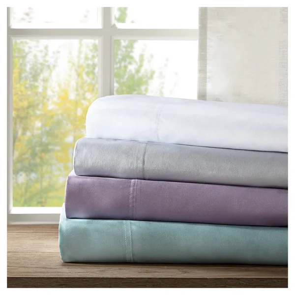 Comfort Classics Rayon from Bamboo Sheet Set, Size: California King, Grey