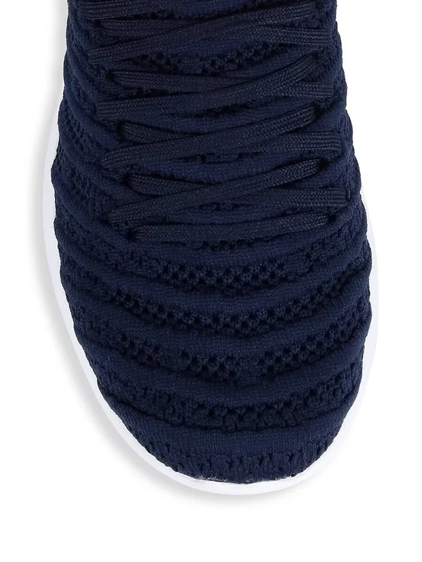 APL Women's Techloom Wave Navy/White Shoes in Size 6.5 - Athletic Propulsion Labs