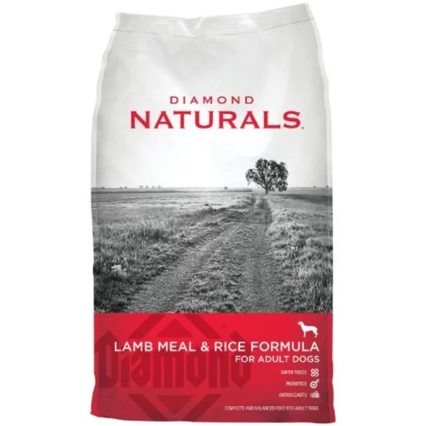 Diamond Naturals Dry Food for Adult Dogs 40 Pound Bag Lamb