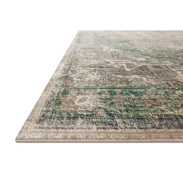 Alexander Home Genova Distressed Medallion Persian Area Rug - Berry/Sunrise 2&6x22 x 4&