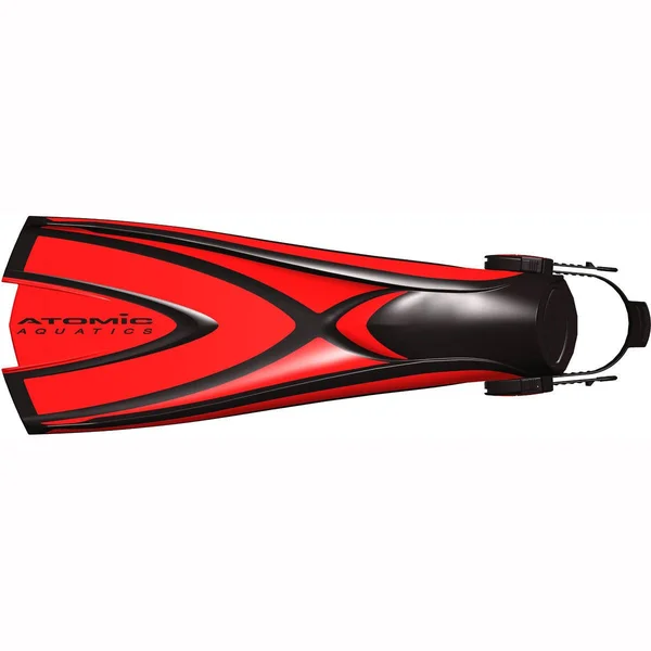 Atomic X1 Fin - Large, Yellow