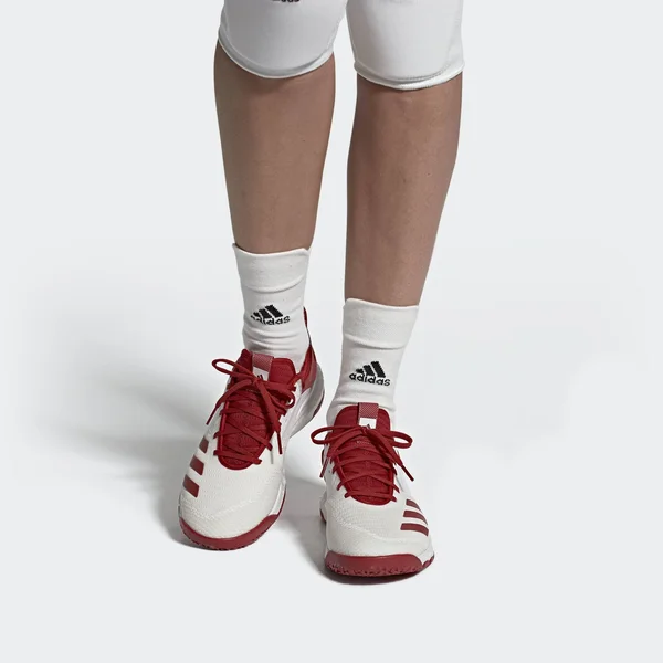 Adidas Crazyflight x 3 White/Red Women's Volleyball Shoes Size 11.5