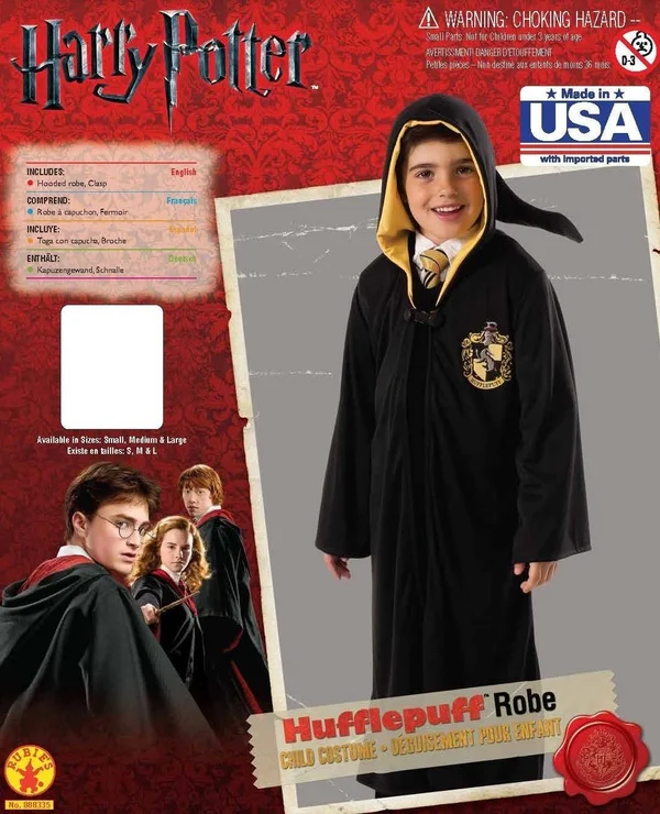 Child's Hufflepuff Robe - Harry Potter Costume