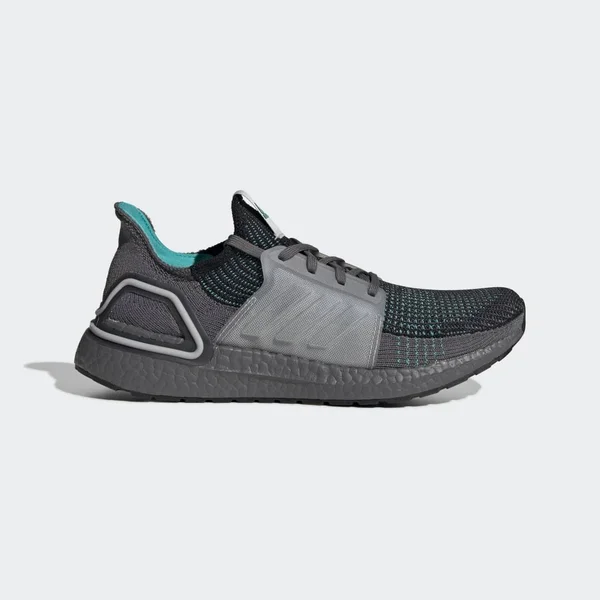 ADIDAS Men's UltraBOOST 19 Running Shoes - Grey, Size 9.5