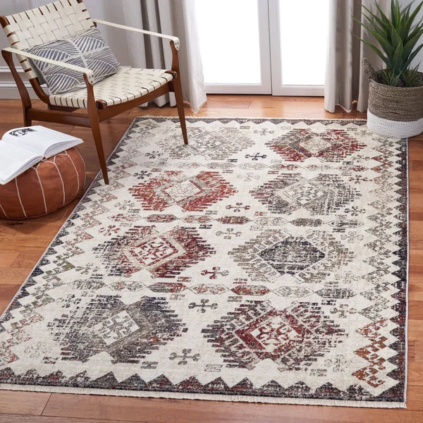 Safavieh Clearance Herat HRT319A Cream Rug - 6&7x22x6&7x22 - Square