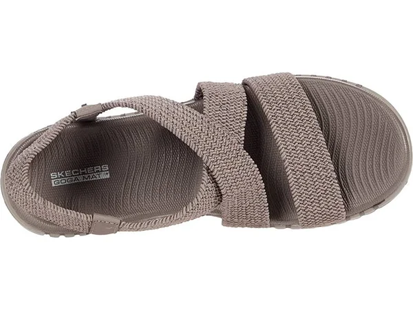 Women's Skechers GOwalk Smart Hidden Shore Strappy Sandal - Adult, Size: 7, Dark Taupe