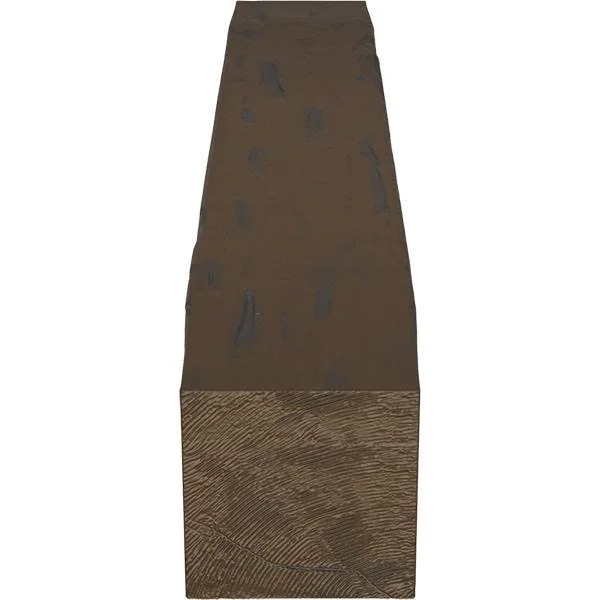 Ekena Millwork MANUPC06X08X84BM 6x22H x 8x22D x 84x22W Pecky Cypress Faux Wood Fireplace Mantel, Burnished Mahogany
