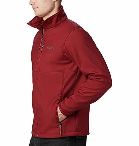 Columbia Men's Ascender Softshell Front-Zip Jacket - Red Jasper, 6X