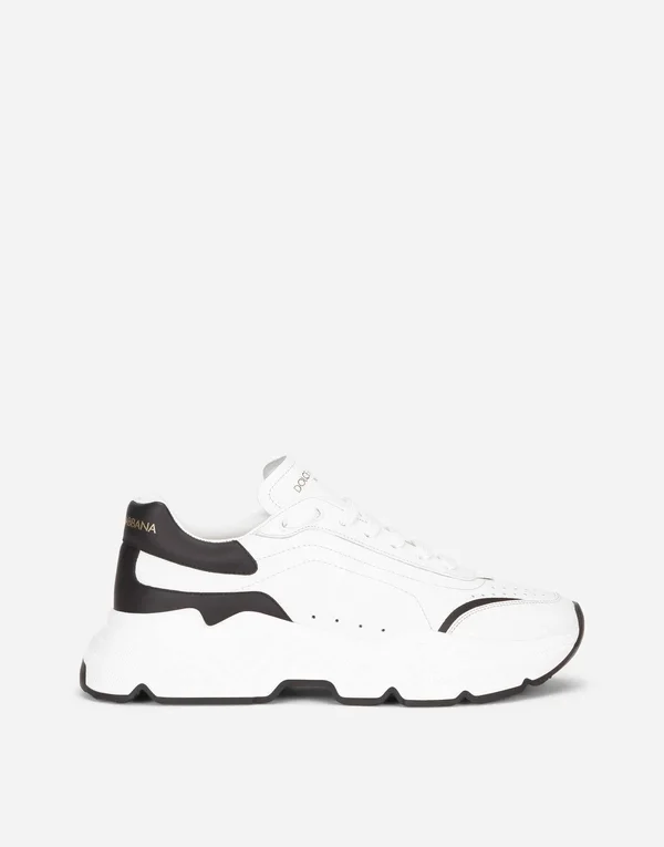 Dolce & Gabbana Black & White Daymaster Low Sneakers